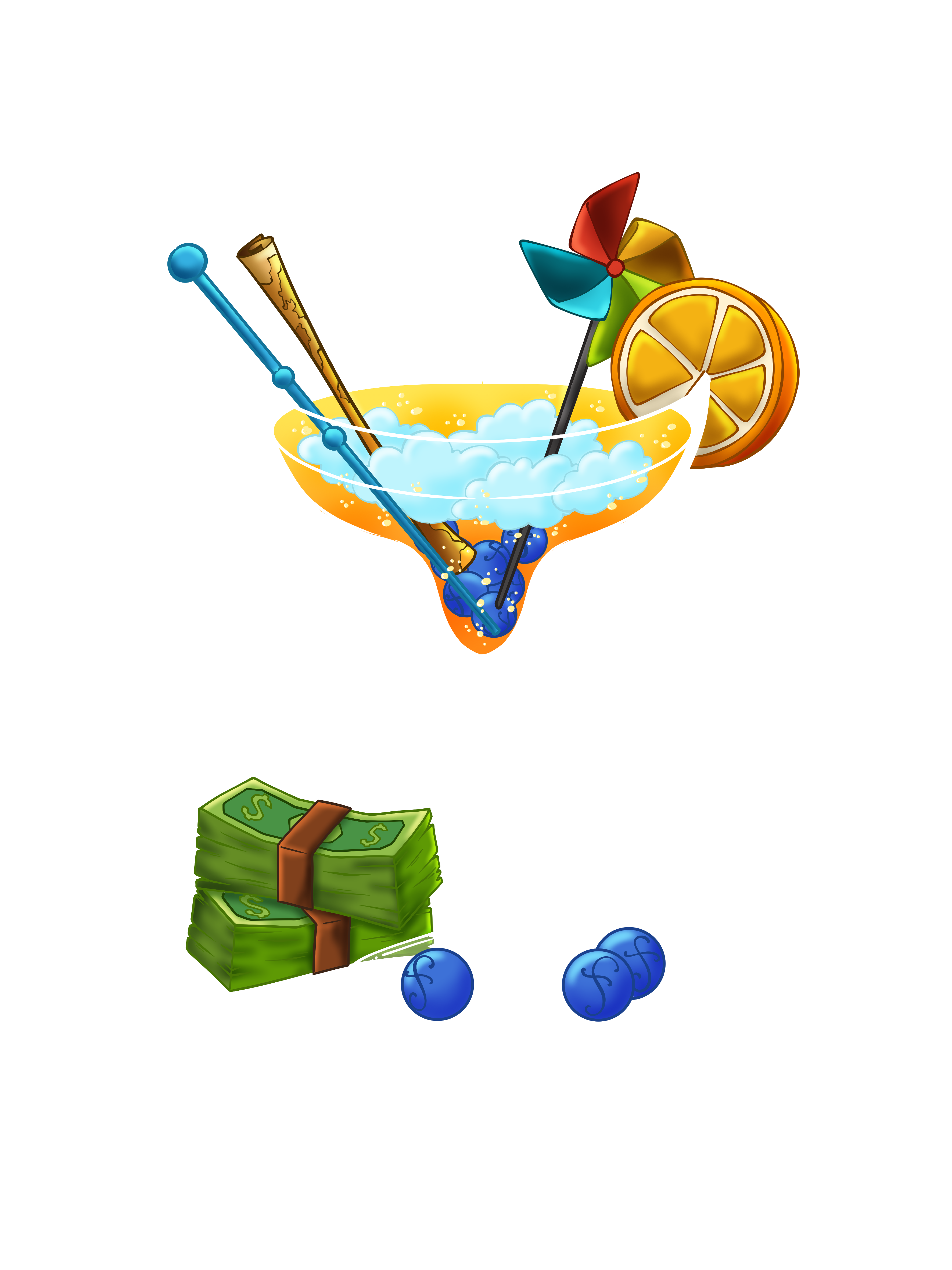 Cat Burglar Nami Drink Sticker