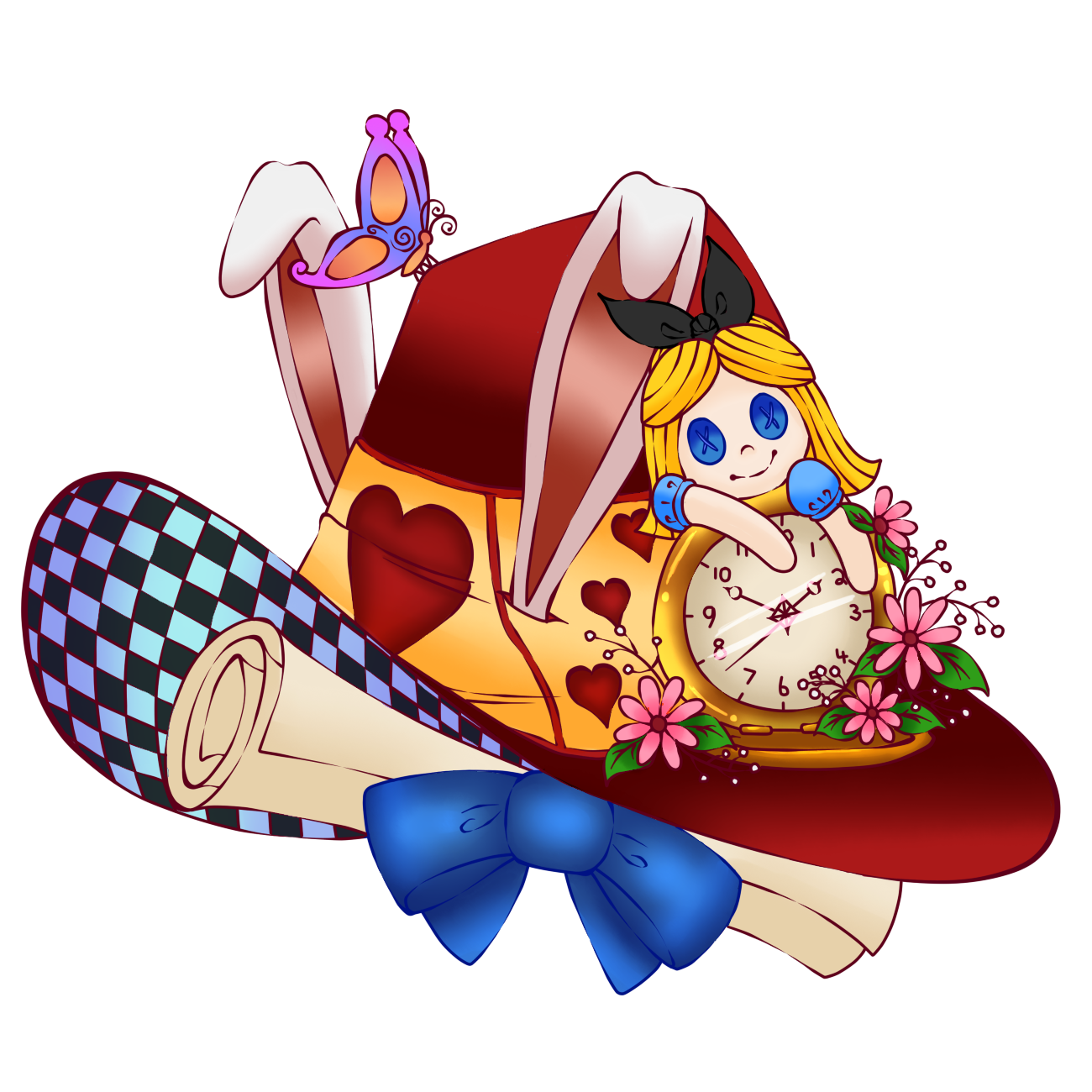 White Rabbit Witch Hat