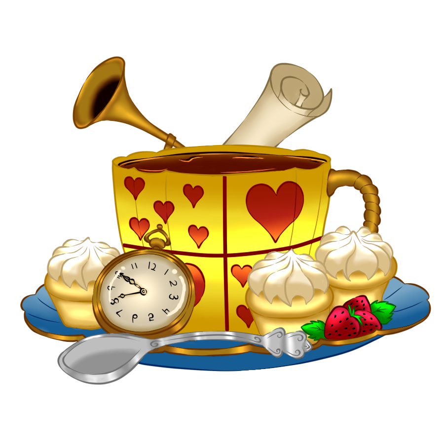 White Rabbit Teacup Stickers