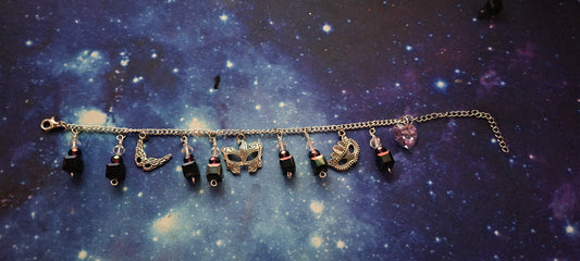 Midnight Charm Bracelet