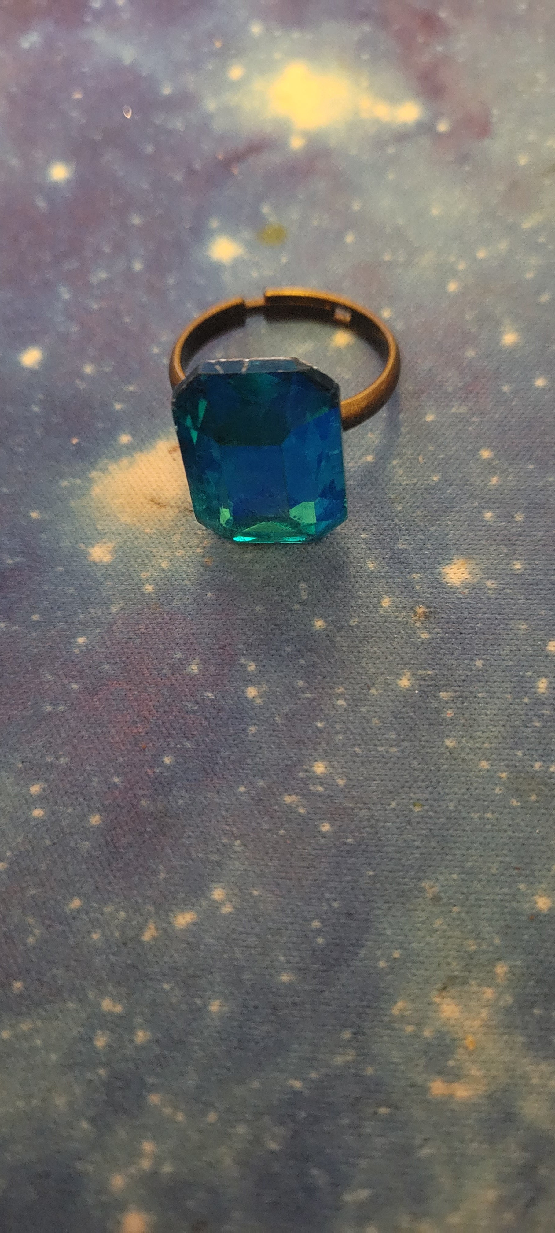 Blue Square Ring