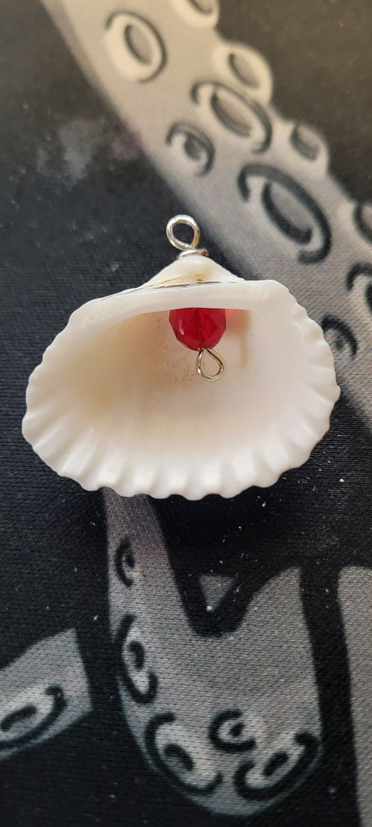 Red Seashell Necklace