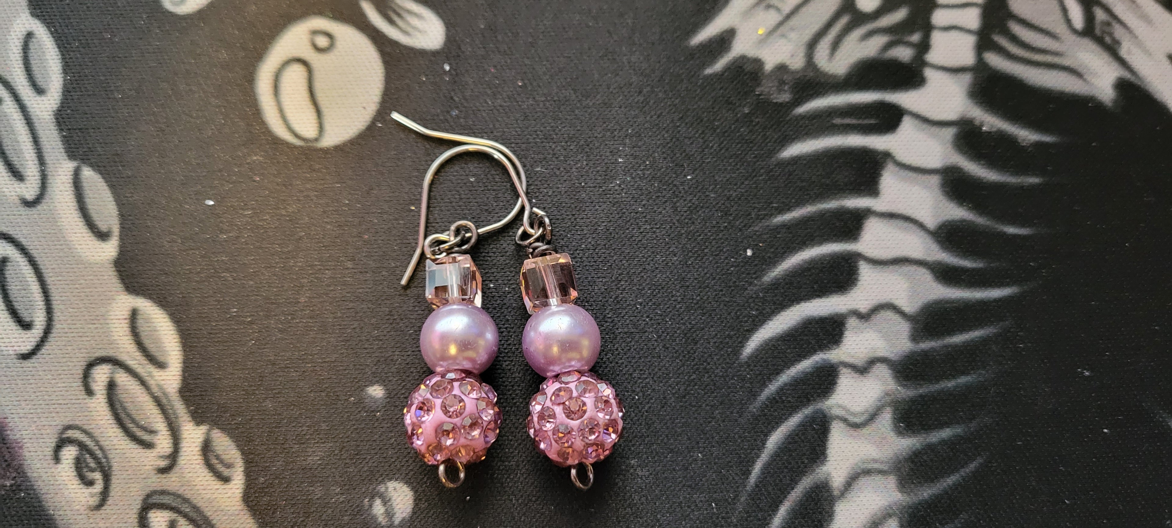 All Pink Earrings