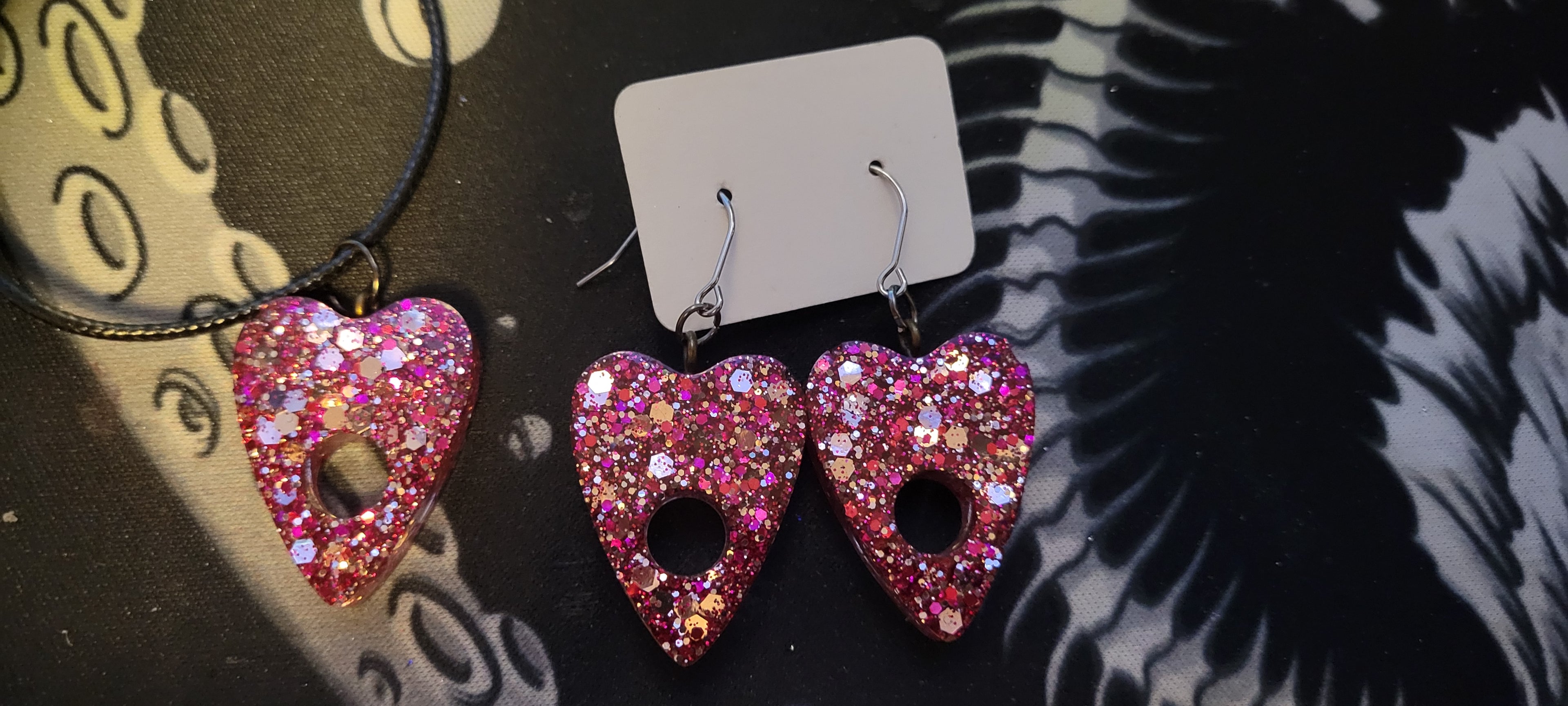 Ouija Board Necklace Set